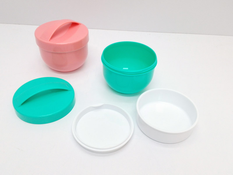 fiambrera 2pisos plastico alt 9_5-11_5 o12 1u